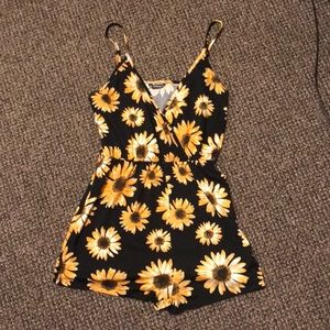 Sunflower romper